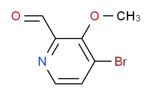 CAS No. 1289070-32-1, 4-Bromo-3-methoxypicolinaldehyde