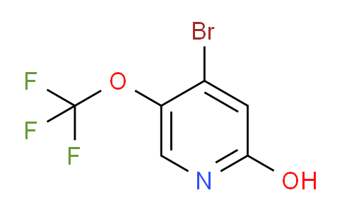 CAS No. 1361823-05-3, 4-Bromo-5-(trifluoromethoxy)pyridin-2-ol