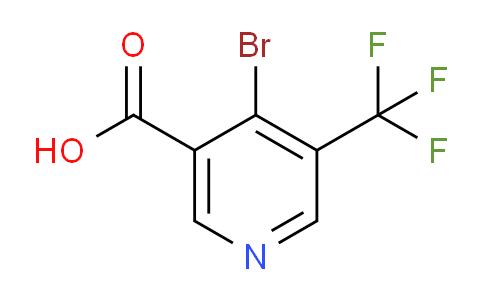 CAS No. 1256813-75-8, 4-Bromo-5-(trifluoromethyl)nicotinic acid