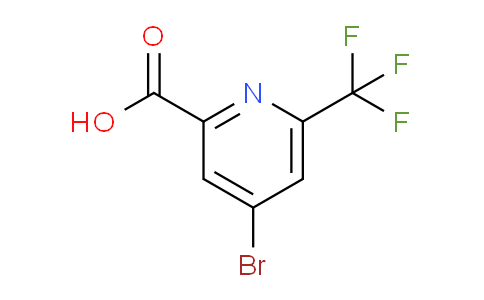 CAS No. 1060810-68-5, 4-Bromo-6-(trifluoromethyl)picolinic acid
