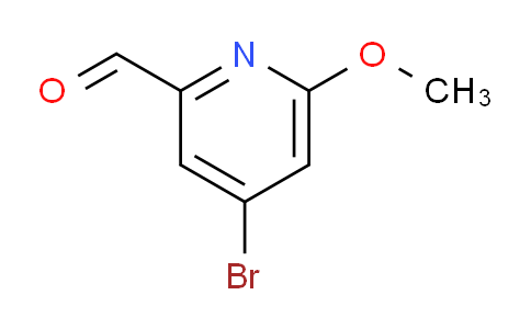 CAS No. 1060806-52-1, 4-Bromo-6-methoxypicolinaldehyde