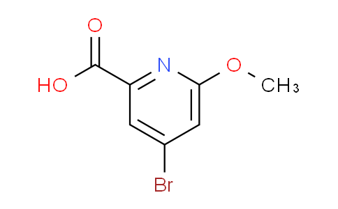 CAS No. 1060810-46-9, 4-Bromo-6-methoxypicolinic acid