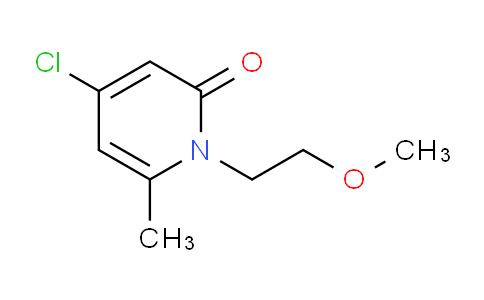 CAS No. 1447963-18-9, 4-Chloro-1-(2-methoxyethyl)-6-methylpyridin-2(1H)-one