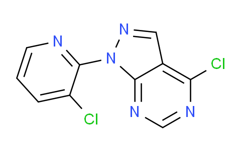 CAS No. 1207826-75-2, 4-Chloro-1-(3-chloropyridin-2-yl)-1H-pyrazolo[3,4-d]pyrimidine