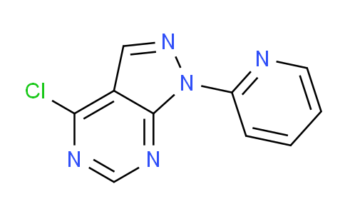 CAS No. 650637-99-3, 4-Chloro-1-(pyridin-2-yl)-1H-pyrazolo[3,4-d]pyrimidine