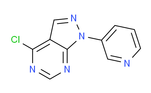CAS No. 650638-19-0, 4-Chloro-1-(pyridin-3-yl)-1H-pyrazolo[3,4-d]pyrimidine