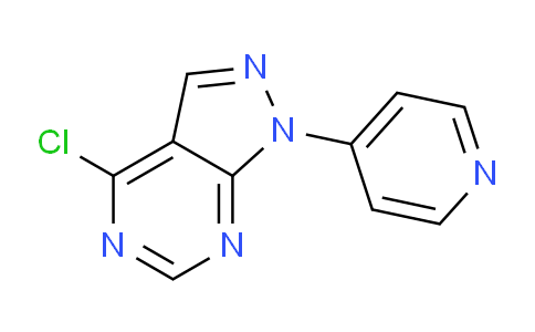 CAS No. 650638-07-6, 4-Chloro-1-(pyridin-4-yl)-1H-pyrazolo[3,4-d]pyrimidine