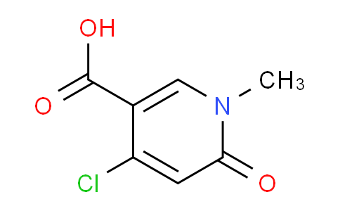 CAS No. 821791-59-7, 4-Chloro-1-methyl-6-oxo-1,6-dihydropyridine-3-carboxylic acid