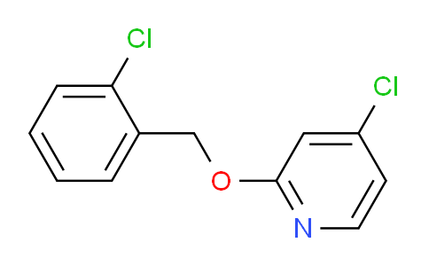CAS No. 1346707-09-2, 4-Chloro-2-((2-chlorobenzyl)oxy)pyridine