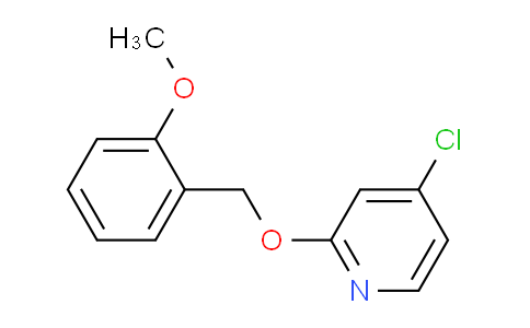 CAS No. 1346707-12-7, 4-Chloro-2-((2-methoxybenzyl)oxy)pyridine