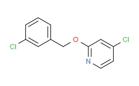 CAS No. 1346707-10-5, 4-Chloro-2-((3-chlorobenzyl)oxy)pyridine