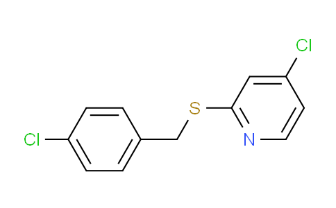 CAS No. 1346707-51-4, 4-Chloro-2-((4-chlorobenzyl)thio)pyridine