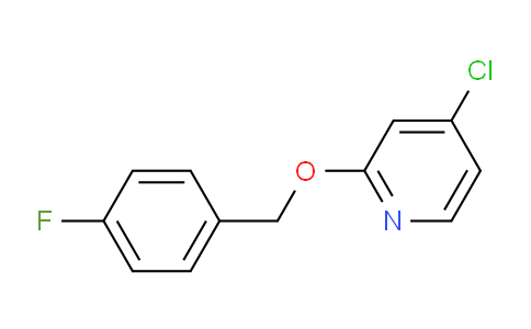 CAS No. 1346707-08-1, 4-Chloro-2-((4-fluorobenzyl)oxy)pyridine