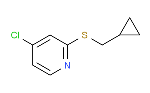 CAS No. 1346707-39-8, 4-Chloro-2-((cyclopropylmethyl)thio)pyridine