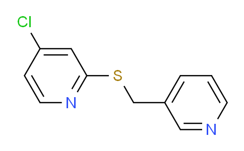 CAS No. 1346707-83-2, 4-Chloro-2-((pyridin-3-ylmethyl)thio)pyridine
