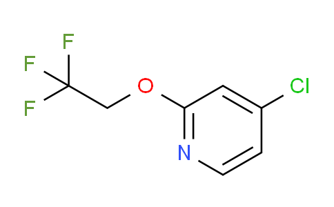 CAS No. 1346809-11-7, 4-Chloro-2-(2,2,2-trifluoroethoxy)pyridine