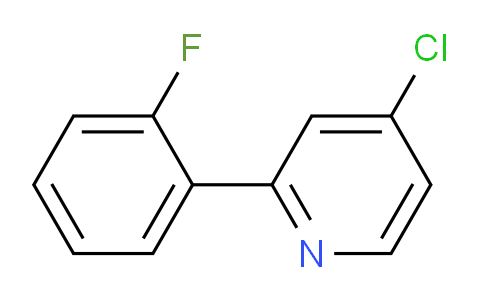 CAS No. 918530-84-4, 4-Chloro-2-(2-fluorophenyl)pyridine