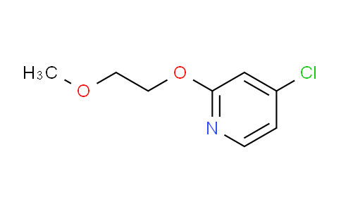 CAS No. 1346809-08-2, 4-Chloro-2-(2-methoxyethoxy)pyridine