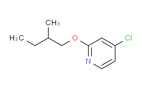 CAS No. 1346706-95-3, 4-Chloro-2-(2-methylbutoxy)pyridine