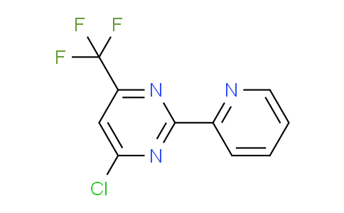CAS No. 438249-84-4, 4-Chloro-2-(2-pyridinyl)-6-(trifluoromethyl)-pyrimidine