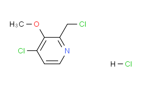 CAS No. 503058-51-3, 4-Chloro-2-(chloromethyl)-3-methoxypyridine hydrochloride
