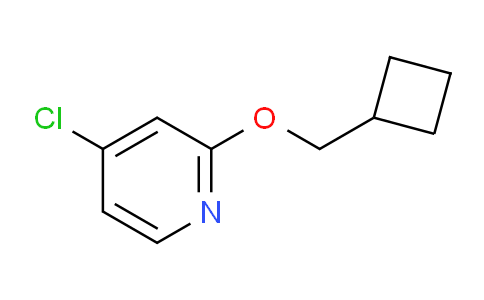 CAS No. 1346707-03-6, 4-Chloro-2-(cyclobutylmethoxy)pyridine