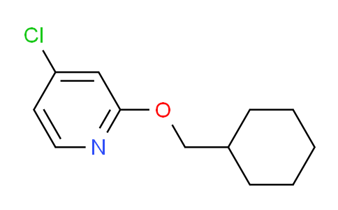 CAS No. 1346707-05-8, 4-Chloro-2-(cyclohexylmethoxy)pyridine