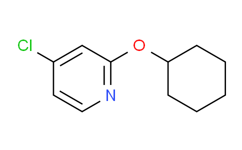 CAS No. 1346707-01-4, 4-Chloro-2-(cyclohexyloxy)pyridine
