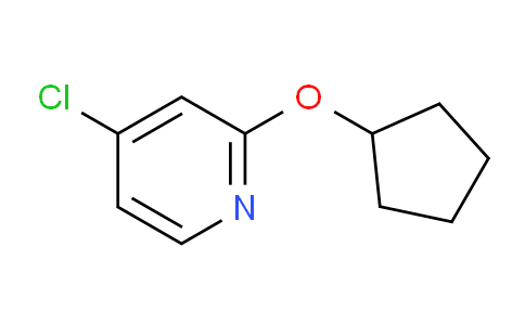 CAS No. 1346707-00-3, 4-Chloro-2-(cyclopentyloxy)pyridine