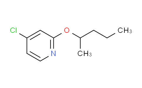 CAS No. 1346706-96-4, 4-Chloro-2-(pentan-2-yloxy)pyridine