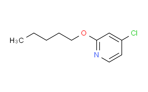 CAS No. 1346809-67-3, 4-Chloro-2-(pentyloxy)pyridine