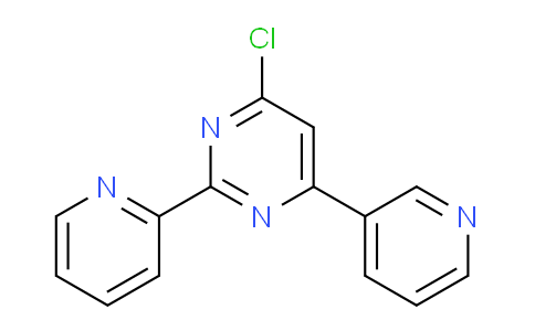 CAS No. 1001915-28-1, 4-Chloro-2-(pyridin-2-yl)-6-(pyridin-3-yl)pyrimidine