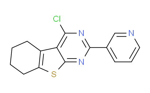 CAS No. 128277-24-7, 4-Chloro-2-(pyridin-3-yl)-5,6,7,8-tetrahydrobenzo[4,5]thieno[2,3-d]pyrimidine