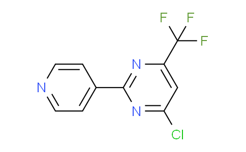 CAS No. 204394-70-7, 4-Chloro-2-(pyridin-4-yl)-6-(trifluoromethyl)pyrimidine