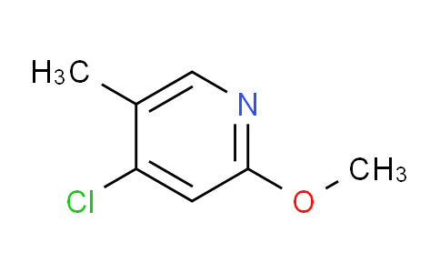 CAS No. 1227578-49-5, 4-Chloro-2-methoxy-5-methylpyridine