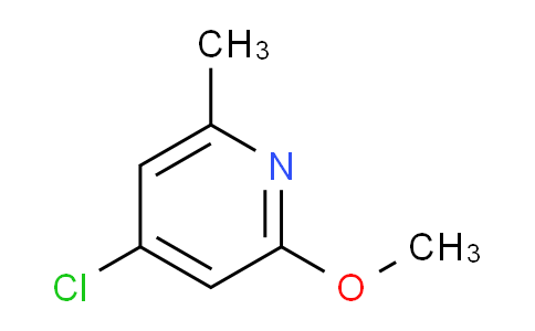 CAS No. 1227594-01-5, 4-Chloro-2-methoxy-6-methylpyridine