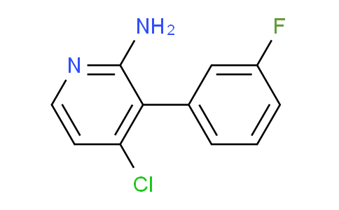 CAS No. 1381941-71-4, 4-Chloro-3-(3-fluorophenyl)pyridin-2-amine