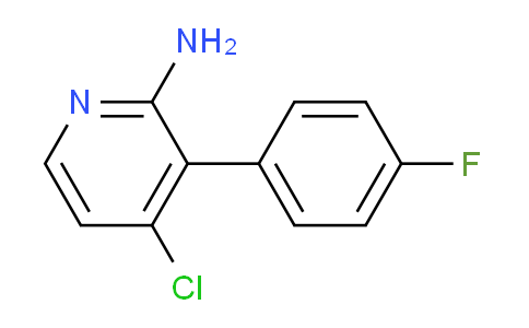 CAS No. 1381941-98-5, 4-Chloro-3-(4-fluorophenyl)pyridin-2-amine