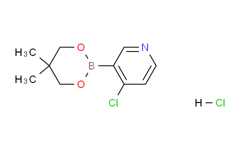 CAS No. 1310403-84-9, 4-Chloro-3-(5,5-dimethyl-1,3,2-dioxaborinan-2-yl)pyridine hydrochloride