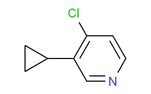 CAS No. 1346544-23-7, 4-Chloro-3-cyclopropylpyridine