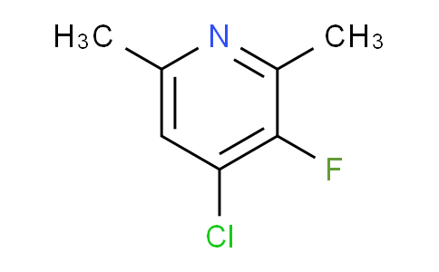CAS No. 3786-95-6, 4-Chloro-3-fluoro-2,6-dimethylpyridine