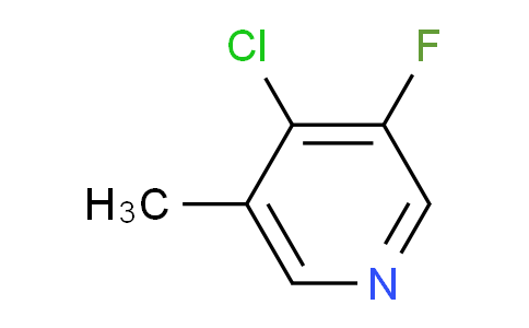 CAS No. 1261488-09-8, 4-Chloro-3-fluoro-5-methylpyridine