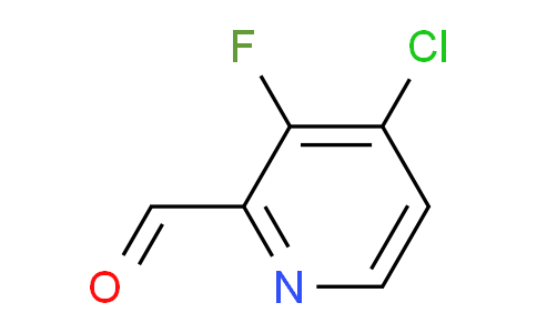CAS No. 1260878-78-1, 4-Chloro-3-fluoropicolinaldehyde