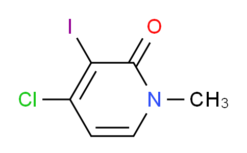 CAS No. 1956326-97-8, 4-Chloro-3-iodo-1-methylpyridin-2(1H)-one