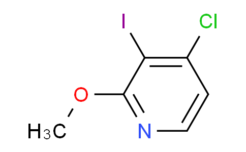 CAS No. 1261562-56-4, 4-Chloro-3-iodo-2-methoxypyridine