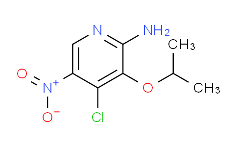 CAS No. 1956379-81-9, 4-Chloro-3-isopropoxy-5-nitropyridin-2-amine