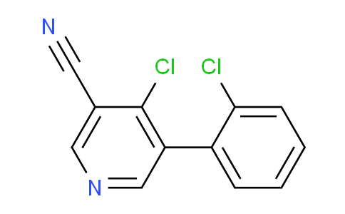 CAS No. 1708250-64-9, 4-Chloro-5-(2-chlorophenyl)nicotinonitrile