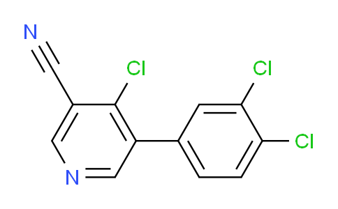 CAS No. 1707371-90-1, 4-Chloro-5-(3,4-dichlorophenyl)nicotinonitrile