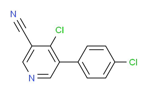 CAS No. 1710661-24-7, 4-Chloro-5-(4-chlorophenyl)nicotinonitrile