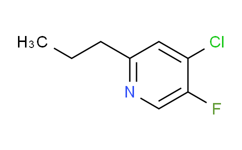 CAS No. 139161-27-6, 4-Chloro-5-fluoro-2-propylpyridine